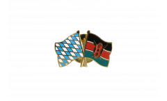 Bavaria - Kenya Friendship Flag Pin, Badge - 22 mm