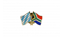Bavaria - South Africa Friendship Flag Pin, Badge - 22 mm