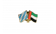 Bavaria - United Arab Emirates Friendship Flag Pin, Badge - 22 mm