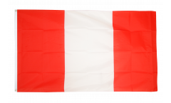 Peru without coat of arms Flag - 3 x 5 ft. / 90 x 150 cm
