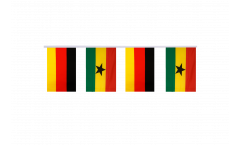 Germany - Ghana Friendship Bunting Flags - 5.9 x 8.65 inch