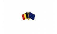 Belgium - Europe Friendship Flag Pin, Badge - 22 mm