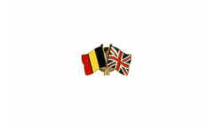 Belgium - Great Britain Friendship Flag Pin, Badge - 22 mm