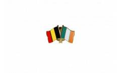 Belgium - Ireland Friendship Flag Pin, Badge - 22 mm