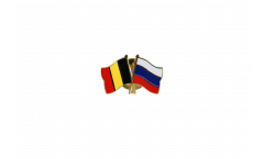 Belgium - Russia Friendship Flag Pin, Badge - 22 mm