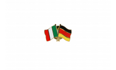 Italy - Germany Friendship Flag Pin, Badge - 22 mm