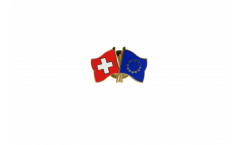 Switzerland - Europe Friendship Flag Pin, Badge - 22 mm