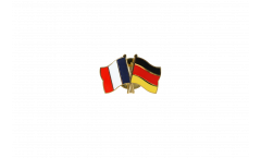 France - Germany Friendship Flag Pin, Badge - 22 mm