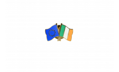 Europe - Ireland Friendship Flag Pin, Badge - 22 mm