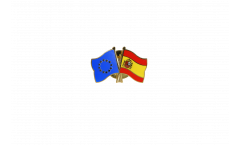 Europe - Spain Friendship Flag Pin, Badge - 22 mm