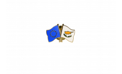 Europe - Cyprus Friendship Flag Pin, Badge - 22 mm