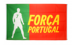 Fan Portugal Forca Flag for balcony - 3 x 5 ft.