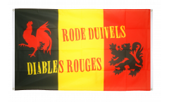 Fan Belgium Rode Duivels Flag for balcony - 3 x 5 ft.