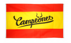 Fan Spain Campeones Flag for balcony - 3 x 5 ft.