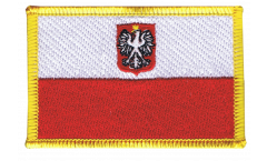 Poland with eagle Patch, Badge - 3.15 x 2.35 inch