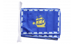 Canada Quebec City Bunting Flags - 12 x 18 inch