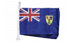 Turks and Caicos Islands Bunting Flags - 12 x 18 inch