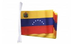Venezuela 7 stars with coat of arms 1930-2006 Bunting Flags - 5.9 x 8.65 inch
