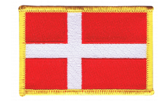Denmark Patch, Badge - 3.15 x 2.35 inch