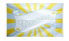 Bienvenue Flag for balcony - 3 x 5 ft.