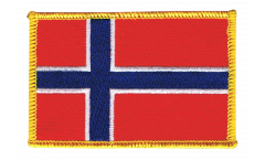 Norway Patch, Badge - 3.15 x 2.35 inch
