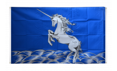 Unicorn blue Flag for balcony - 3 x 5 ft.
