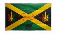 Jamaica Reggae Flag for balcony - 3 x 5 ft.