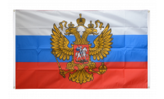 Russia with coat of arms Flag for balcony - 3 x 5 ft.