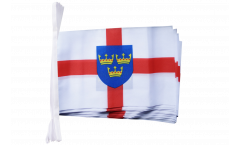 Great Britain East Anglia Bunting Flags - 5.9 x 8.65 inch