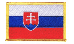 Slovakia Patch, Badge - 3.15 x 2.35 inch