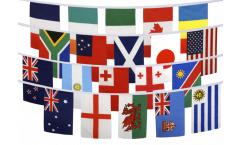 Rugby World Cup 2015 Bunting Flags - 5.9 x 8.65 inch