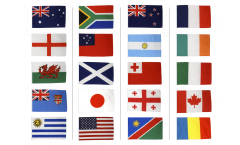 Flag Pack Rugby World Cup 2015 - 30 x 45 cm