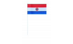 Paraguay paper flags -  4.7 x 7 inch / 12 x 24 cm 