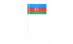 Azerbaijan paper flags -  4.7 x 7 inch / 12 x 24 cm 