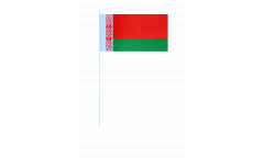 Belarus paper flags -  4.7 x 7 inch / 12 x 24 cm 