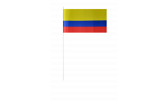 Colombia paper flags -  4.7 x 7 inch / 12 x 24 cm 