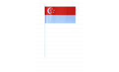 Singapore paper flags -  4.7 x 7 inch / 12 x 24 cm 