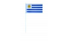Uruguay paper flags -  4.7 x 7 inch / 12 x 24 cm 