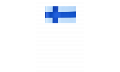Finland paper flags -  4.7 x 7 inch / 12 x 24 cm 