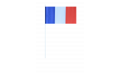 France paper flags -  4.7 x 7 inch / 12 x 24 cm 