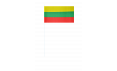 Lithuania paper flags -  4.7 x 7 inch / 12 x 24 cm 