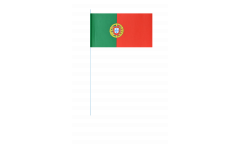 Portugal paper flags -  4.7 x 7 inch / 12 x 24 cm 