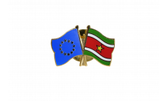 Europe - Suriname Friendship Flag Pin, Badge - 22 mm