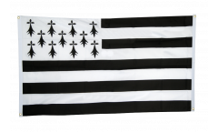 France Brittany Flag for balcony - 3 x 5 ft.