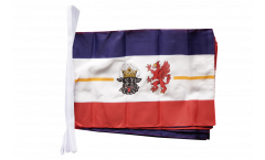 Germany Mecklenburg-Western Pomerania Bunting Flags - 12 x 18 inch