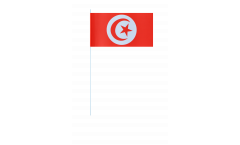 Tunisia paper flags -  4.7 x 7 inch / 12 x 24 cm 