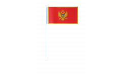 Montenegro paper flags -  4.7 x 7 inch / 12 x 24 cm 