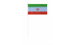 Iran paper flags -  4.7 x 7 inch / 12 x 24 cm 