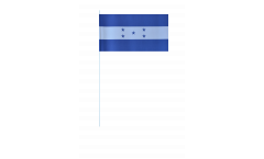 Honduras paper flags -  4.7 x 7 inch / 12 x 24 cm 