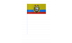 Ecuador paper flags -  4.7 x 7 inch / 12 x 24 cm 